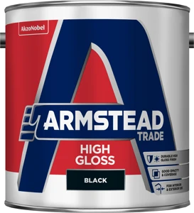 Armstead Trade High Gloss Paint Black 2.5L